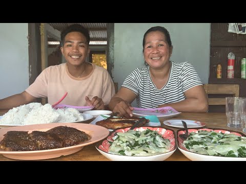 GINATAANG PAPAYA & BANGUS NA PINIRITO