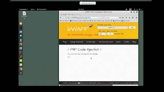 A1 Injection - PHP Code Injection Low Level