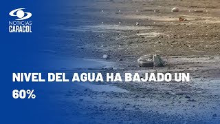 Así se ve la represa de Guatapé, corazón del turismo en Antioquia: hay graves efectos por la sequía
