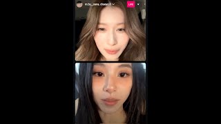 SANA IG LIVE with CHAEYOUNG 240810