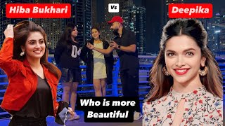 Deepika vs Hiba Bukhari | Who is more Beautiful | Public Rating | Dubai Reactions | Shehzadnama