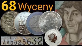 Wyceny Internetowe Kolekcji 68, Monety Banknoty Destrukty Grading Ceny Kwiecień 2022