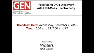 Facilitating Drug Discovery with HDX-Mass Spectrometry