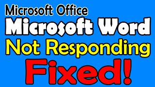[Fixed] How To Fix Microsoft Word Is Not Responding, Starting Or Opening On Windows 10