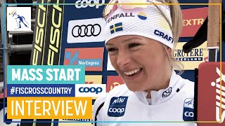 Frida Karlsson | "I felt so strong in the end" | Women's Mass Start | Oslo | FIS Cross Country
