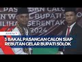 Siap Menangkan Suara Warga, 3 Bakal Pasangan Calon Bupati Resmi Daftar ke KPU Kabupaten Solok