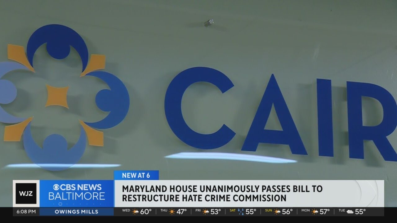 Maryland House Unanimously Passes Bill To Restructure Hate Crime ...