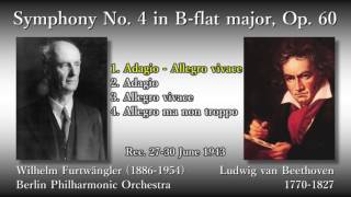 Beethoven: Symphony No. 4, Furtwängler \u0026 BPO (1943) ベートーヴェン 交響曲第4番 フルトヴェングラー