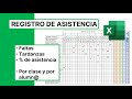 How to make an attendance record in Excel step by step