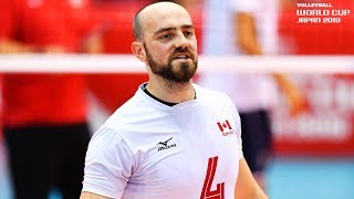 Nicholas Hoag goes for 20 points in Canada's 5-set win vs. Egypt | Men's Volleyball World Cup 2019