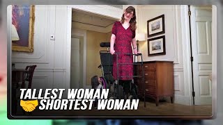 World's tallest woman and shortest woman meet for the first time | ABS-CBN News