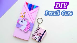 How to make a paper unicorn pencil box | DIY paper pencil box idea /Easy Origami box / #shorts