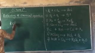 How to balance chemical equations ( Simplified)