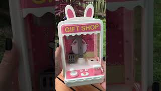 Adorable mini bunny claw machine! #shorts #clawmachine #satisfyingvideo #arcadegames