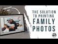 The Solution To Printing Family Photos // Aura Carver Mat Review