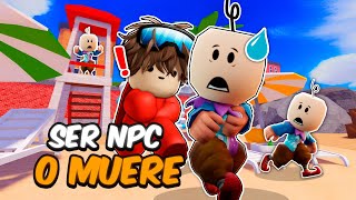 TENEMOS que SIMULAR ser un NPC en ROBLOX!!