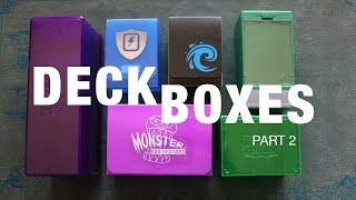 MTG Deck Boxes 2: Legion, Dragon Shield, Fantasy Flight \u0026 Monster Which is the best? Magic Gathering