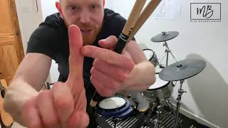 How To Get Started With Finger Control Technique - One Minute Drum Lesson 🥁