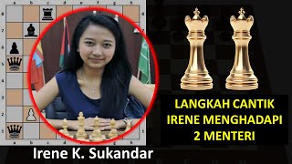 LUAR BIASA !!! IRENE SUKANDAR MENGHADAPI 2 MENTERI