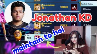 Jonathan gaming Kd and profile history 😰 ft. hydra kani