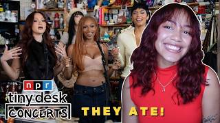 REACTING TO FLO'S TINY DESK CONCERT!