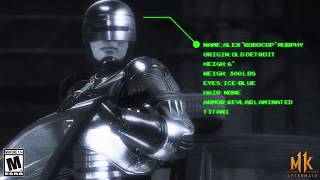 Mortal Kombat 11 Aftermath | Intro de Robocop vs Terminator |