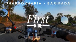 🏍️ Jharpokharia to Baripada | First Ride Vlog | Ride No. 1 | Scenic Road Trip 🚀🌿