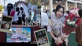 School Vlog \u0026 GRWM graduation 🎓👋🏻ปัจฉิมม.6, vlogสุดท้ายในโรงเรียนมัธยม 📚🏫