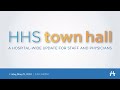 Staff & Physician Town Hall - May 29, 2020