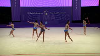 Mexico (MEX) - 2023 Rhythmic Junior Worlds Qualifications 5RO Group