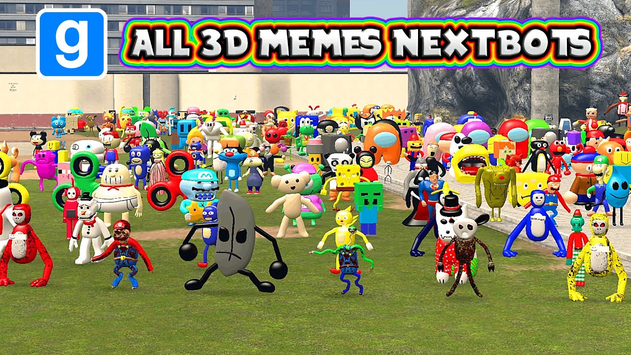 Gmod Memes Steam Workshop Drgbase 3d Memes Nextbots V8 Fanmade