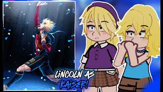 The Loud House React To Lincoln as Michael Kaiser - Gacha React | 🇧🇷/🇺🇸 |