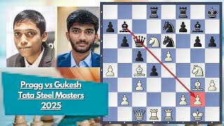 Chess Champions Clash! Praggnanandhaa Takes on Gukesh || Tata Steel 2025