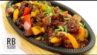 রেস্টুরেন্ট স্টাইল বিফ সিজলিং রেসেপি ।। Beef Sizzling Recipe Bangladeshi Chinese Beef sizzling