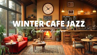 Relaxing Jazz Instrumental Music ❄️ Wam Winter Morning Jazz Music at Cozy Lakeside Porch Ambience