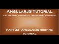 AngularJS routing tutorial