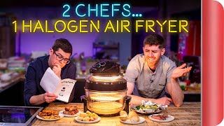 2 Chefs Test a Halogen Air Fryer | Sorted Food