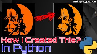Drawing Hanuman Ji In Python Using Pydroid Python Turtle #python #programming #hanuman #graphics