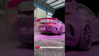 Having fun at the car wash 😈💦😁 Mercedes AMG GT R