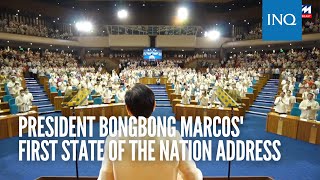 FULL SPEECH: President Bongbong Marcos' first State of the Nation Address