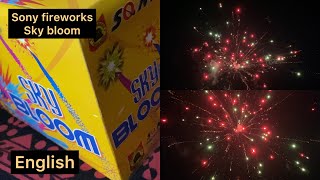 Sony vinayaga fireworks sky bloom cracklings and colours #sonyvinayagafireworks #sonyfireworks