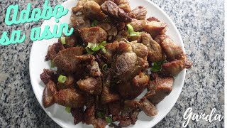 Adobo Sa Asin I Lutong Bicol (very easy and simple to make)