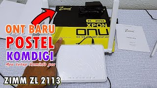 Review ONT Xpon ZimmLink ZL-2113X Resmi Postel Kominfo Bisa PPPoE & Hotspot