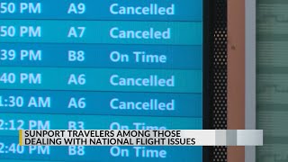 Travelers at the Sunport experience flight delays and cancellations