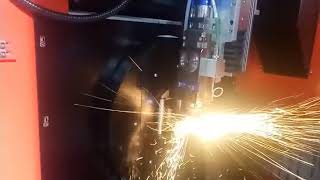 Stainless Steel Tube Laser Cutting Video 6 Meters Metal Square tube Laser Cut