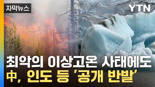 [자막뉴스] 사상 최악의 이상고온 사태 벌어졌지만...화석연료 감축 '공개 반발' / YTN