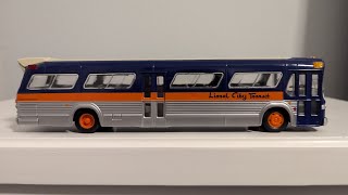 Corgi GM Fishbowl Lionel City Transit bus review