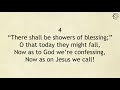 195 showers of blessing sda hymnal the hymns channel