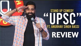 UPSC - Stand Up Comedy Ft. Anubhav Singh Bassi | Review | Chuckle Squad