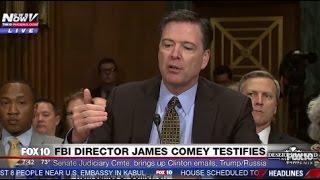 WOW: Comey Answers WHY He Announced Hillary Clinton Email Investigation 11 Days Before Election FNN